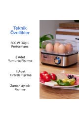 Eggy Yumurta Pişirici Gri