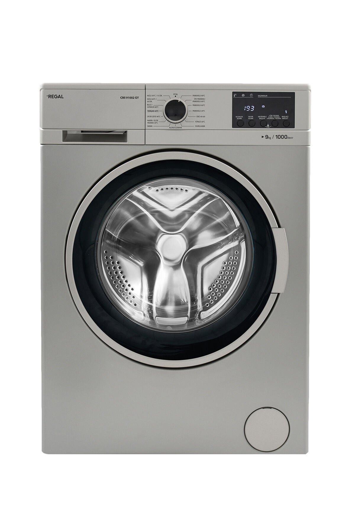 Cmı 91002 Gy 9 Kg 1000 Devir Çamaşır Makinesi Gri