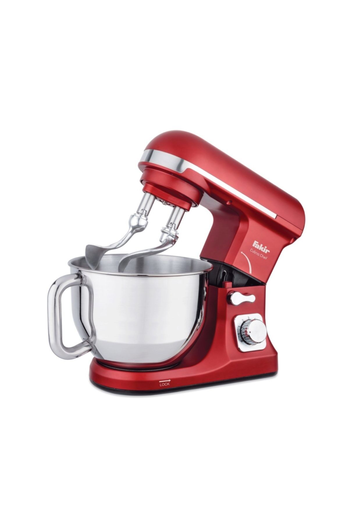 Culina Chef Hamur Yoğurma Makinesi Stand Mikser 1000 W Kırmızı