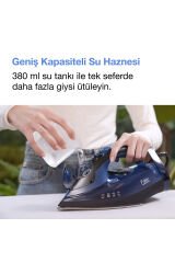 Flyjet Buharlı Ütü  Mavi - Siyah