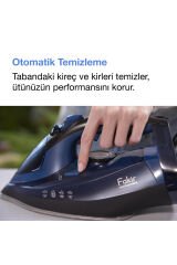 Flyjet Buharlı Ütü  Mavi - Siyah