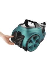 Maxtron Premium Torbasız Elektrikli Süpürge Siyah - Sedefli Mavi