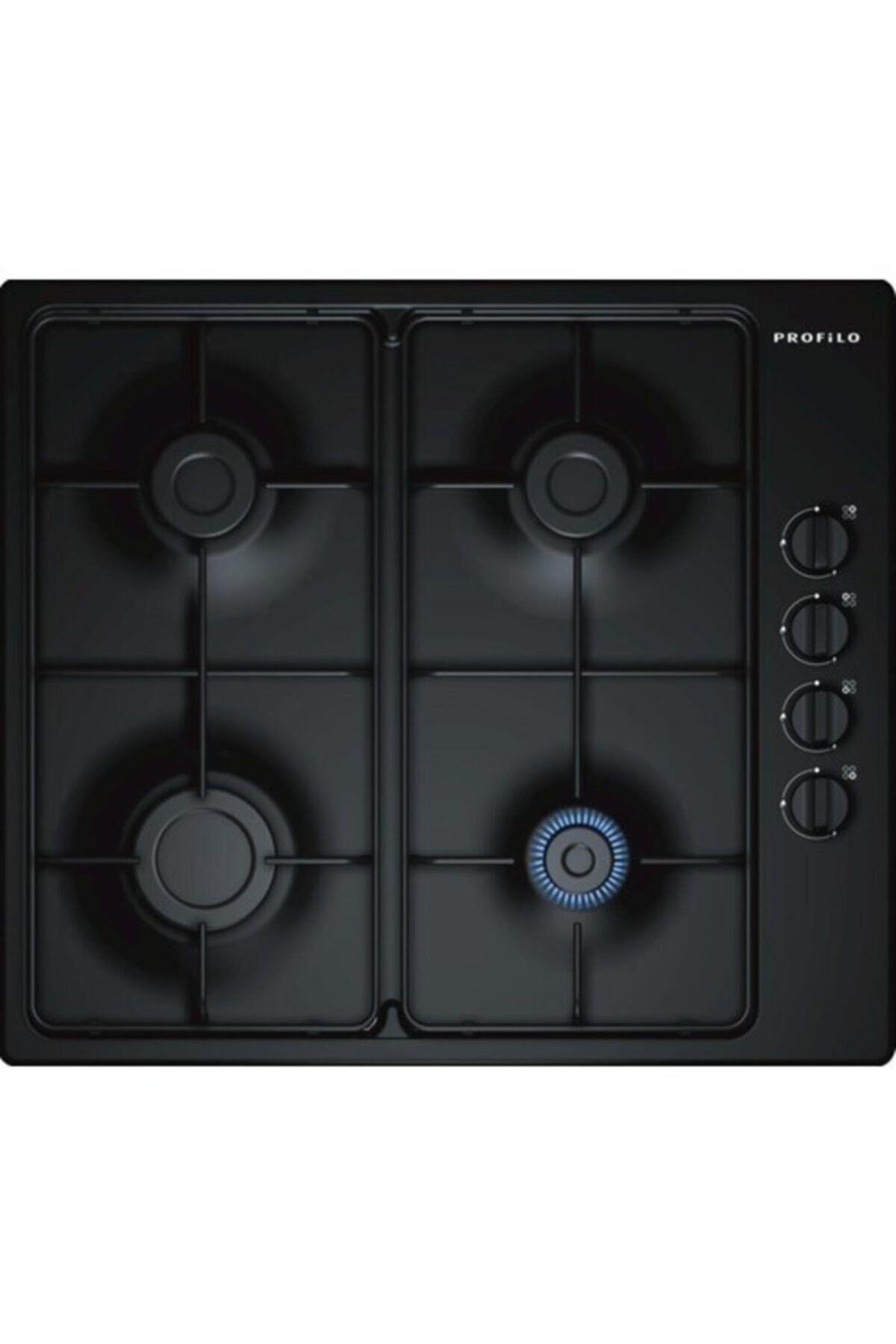 Ob36p6b80d Gömme Ankastre Siyah Emaye Ocak-doğalgazlı