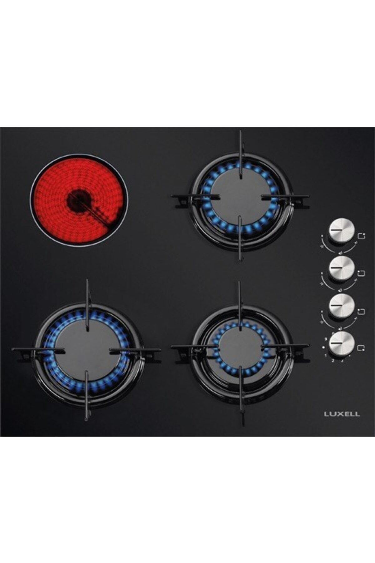 V6-31pyf Ankastre Siyah Ocak