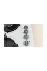 Oo30P2B10D Beyaz Cam Doğalgazlı Setüstü (Tezgah Üstü Ocak