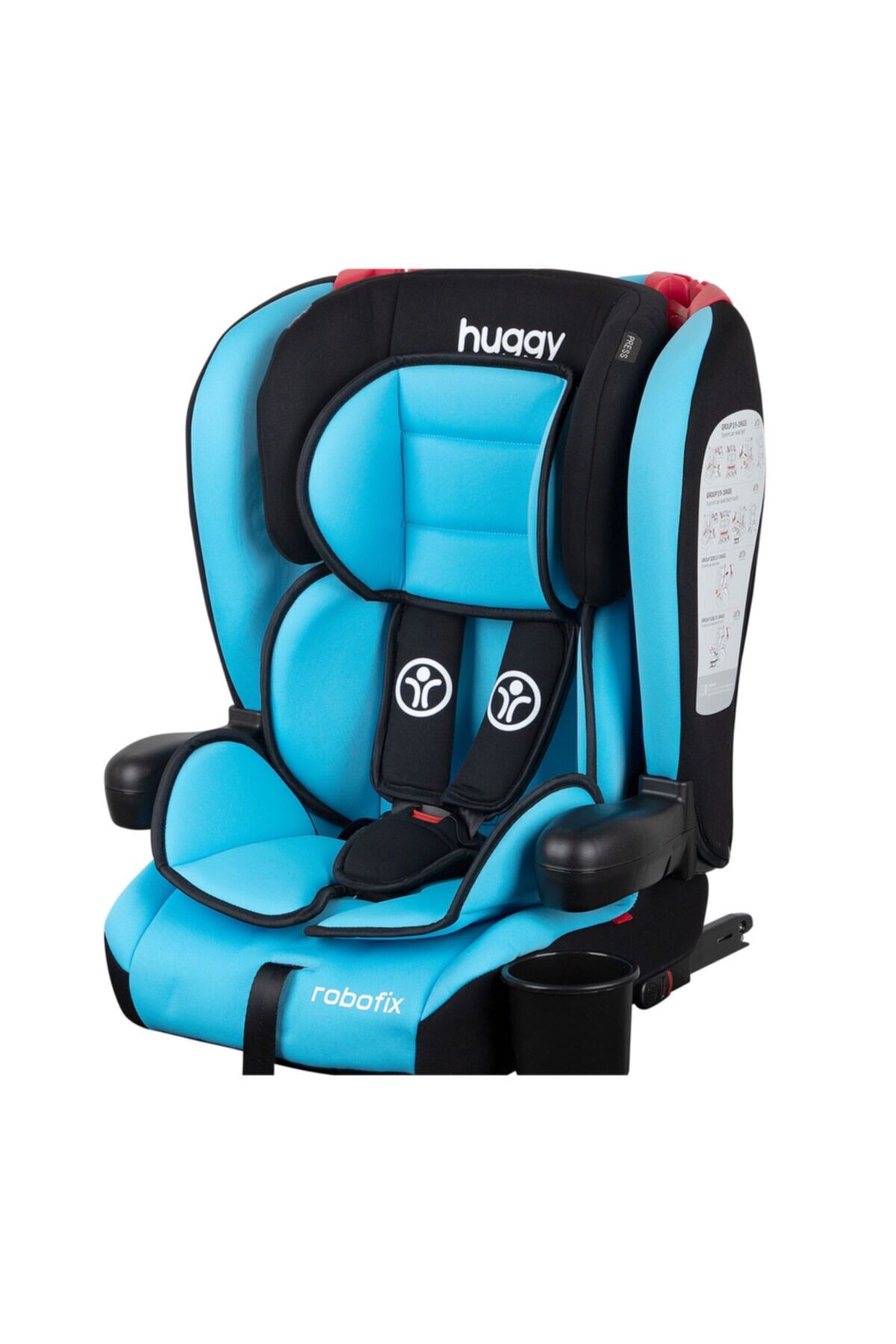 Mavi Robofix 9-36 Kg Isofixli Katlanabilir Oto Koltuğu