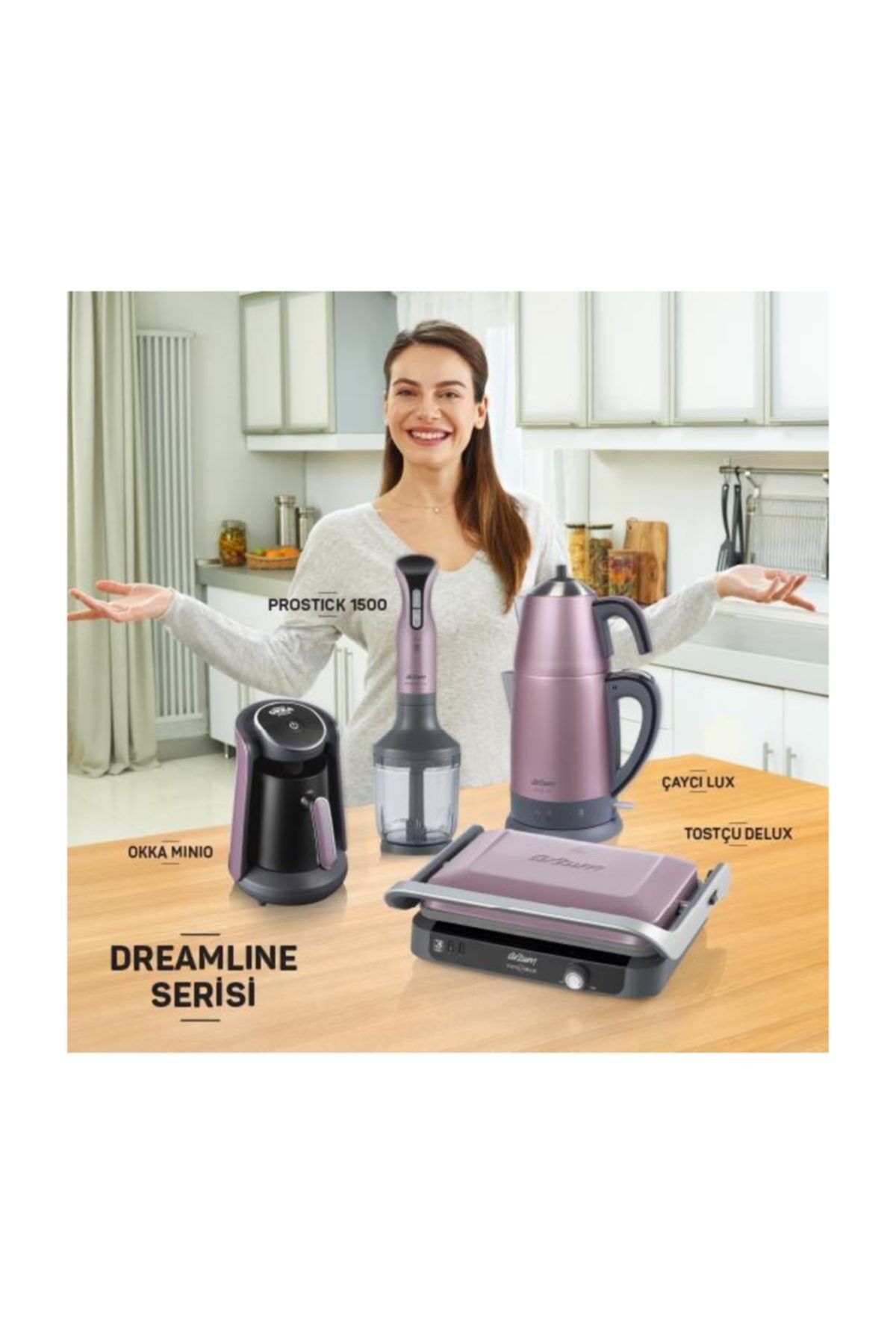 AR9008 Dreamline Pro 4'Lü Set Karışık, Çok Renkli