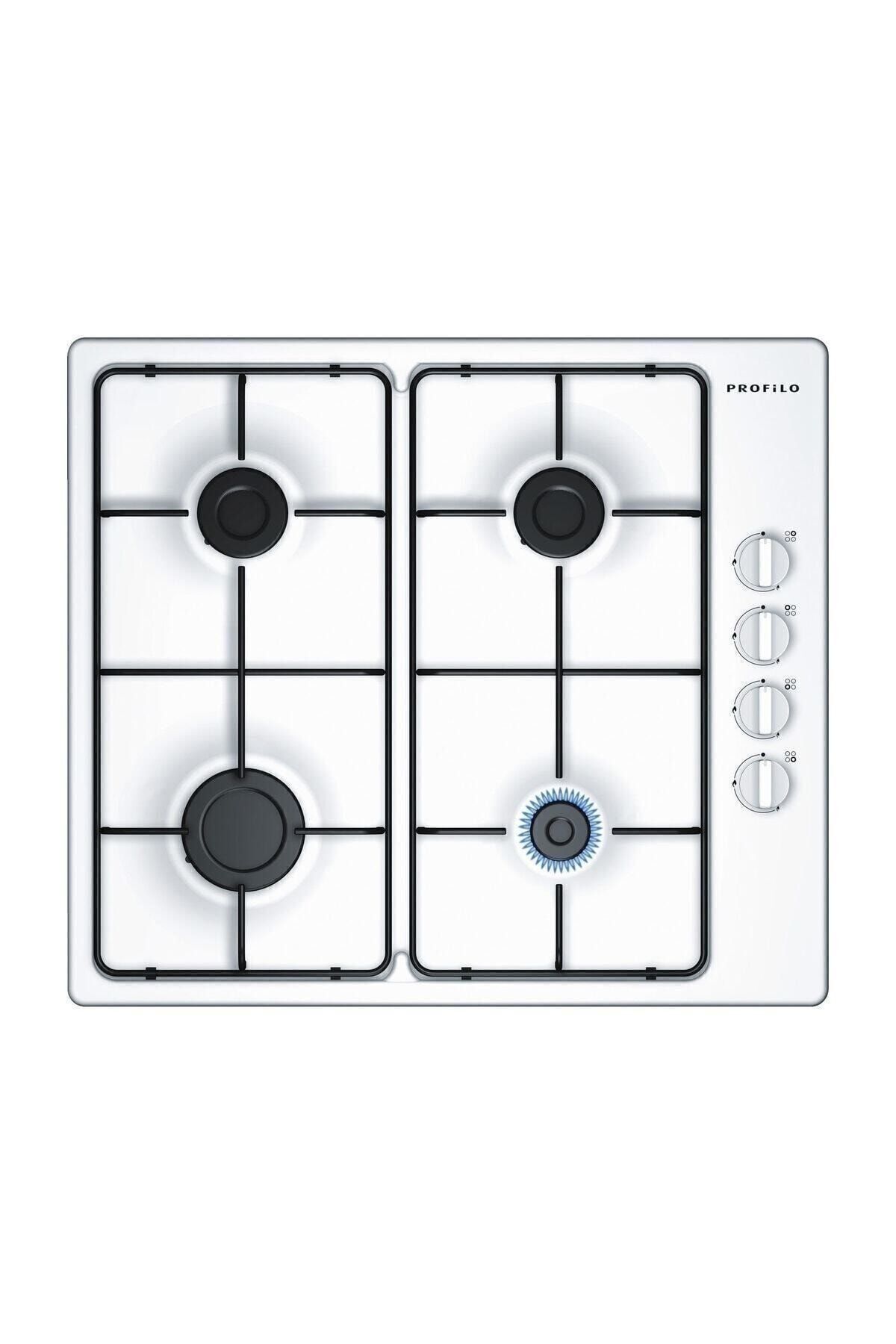 Ob36p2b80d Beyaz Emaye Ankastre Ocak