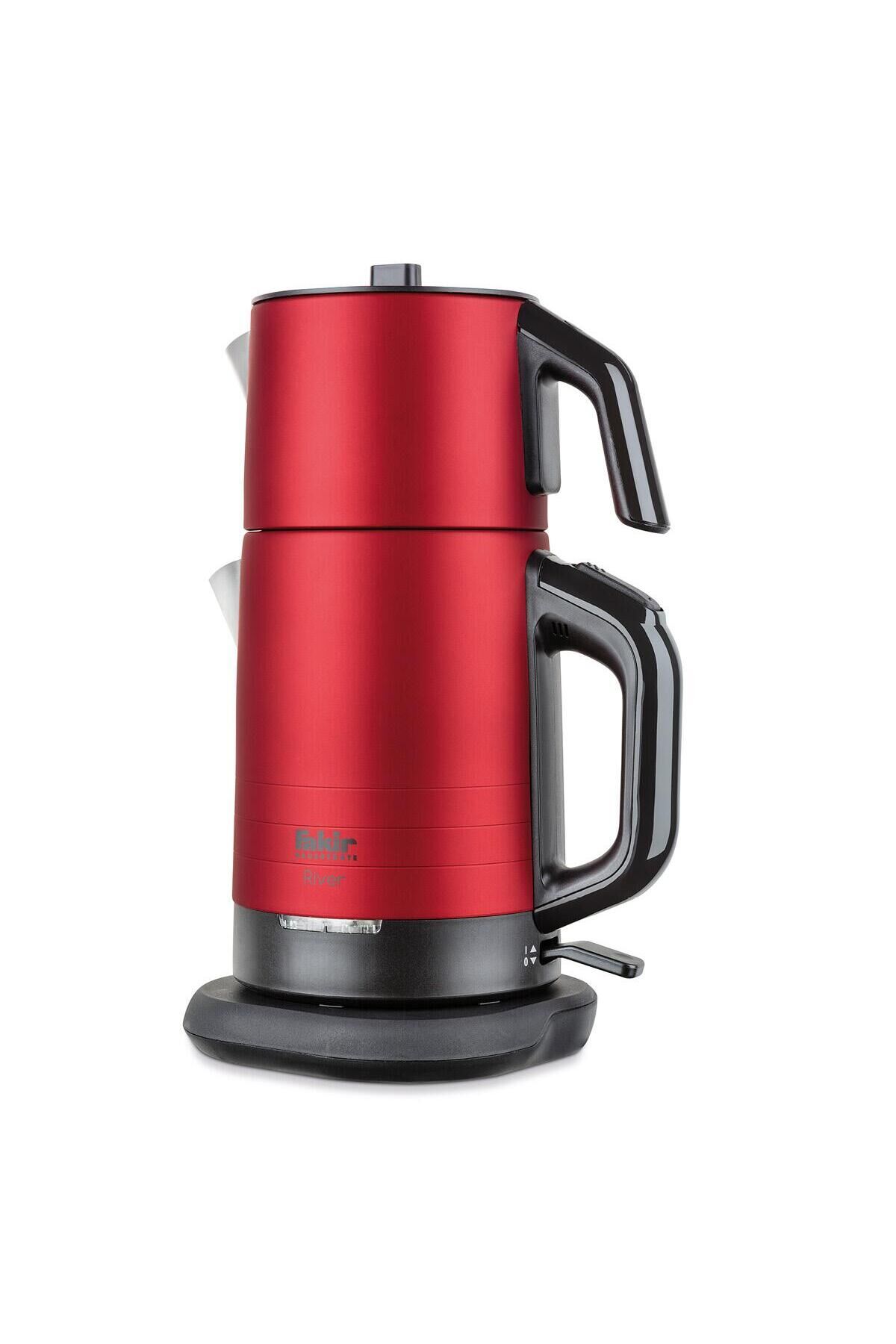 River Çay Makinesi Kırmızı Kırmızı