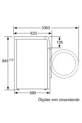 PROFİLO CMN12190TR ÇAM. MAK.-1200 DEV 9KG