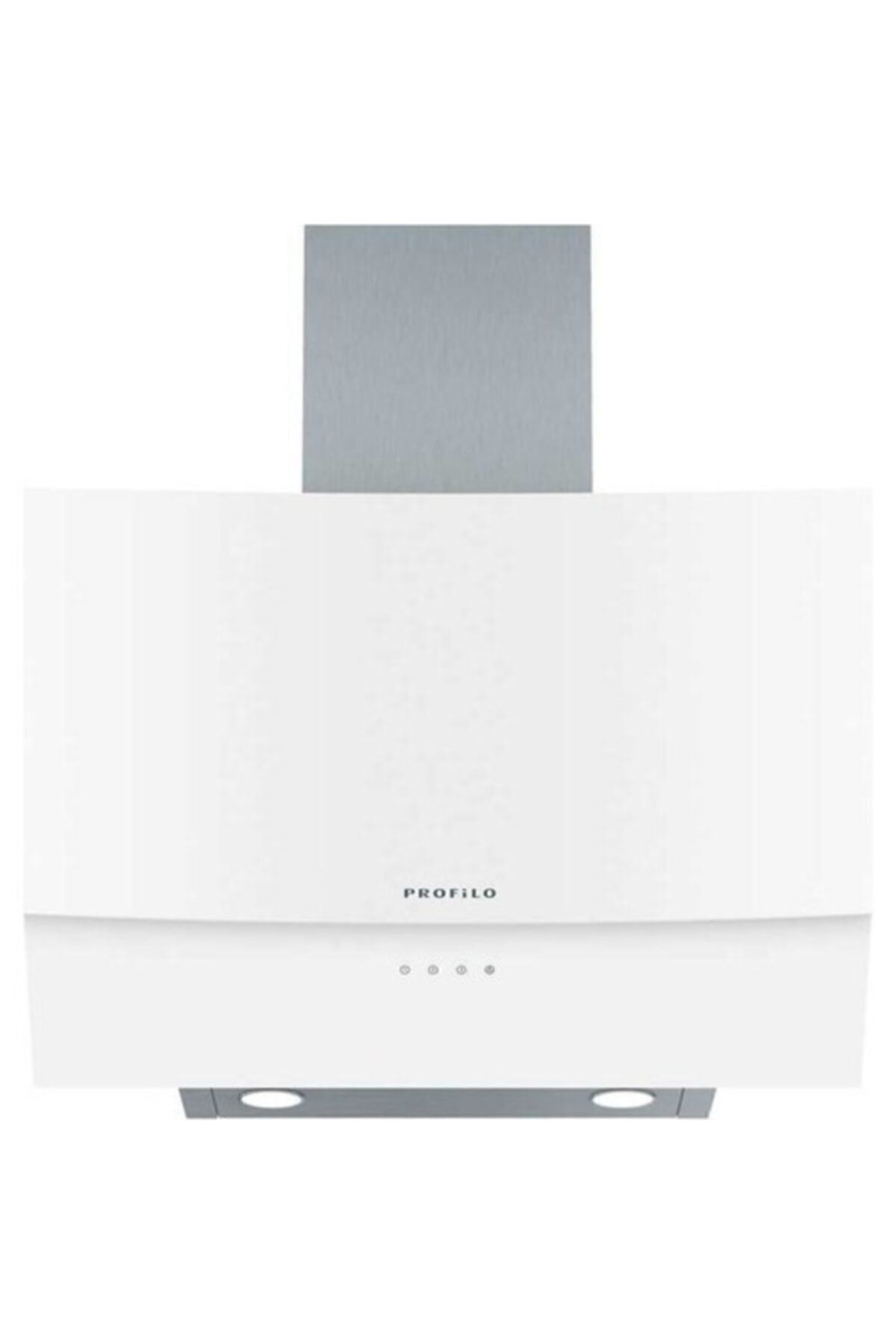 Dve6g520 Yatay Camlı Beyaz Ankastre Davlumbaz