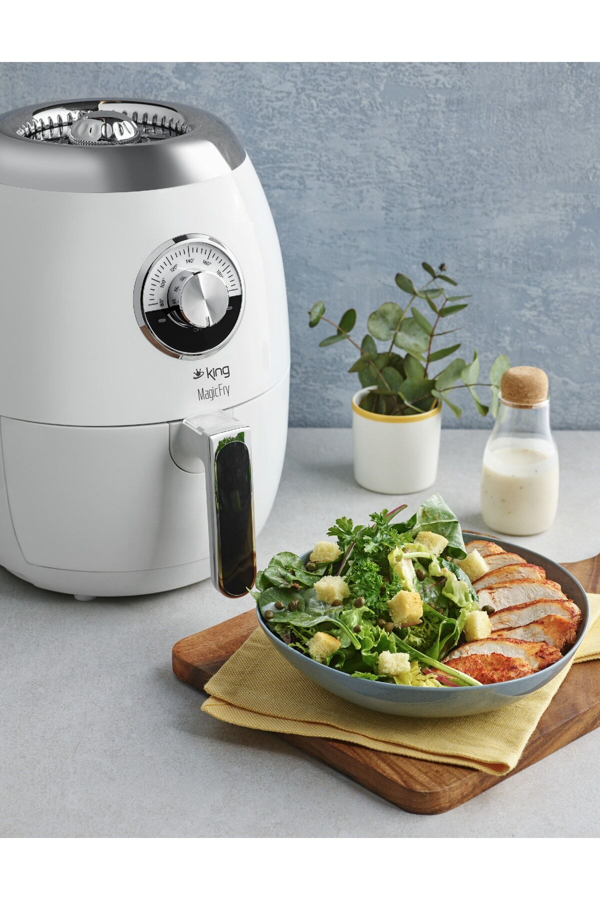 Magicfry Airfryer Yağsız Sıcak Hava Fritöz Beyaz - 4 Yıl Garanti Beyaz