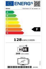 75r754ur 75'' 189 Ekran Smart 4k Ultra Hd Tv Siyah