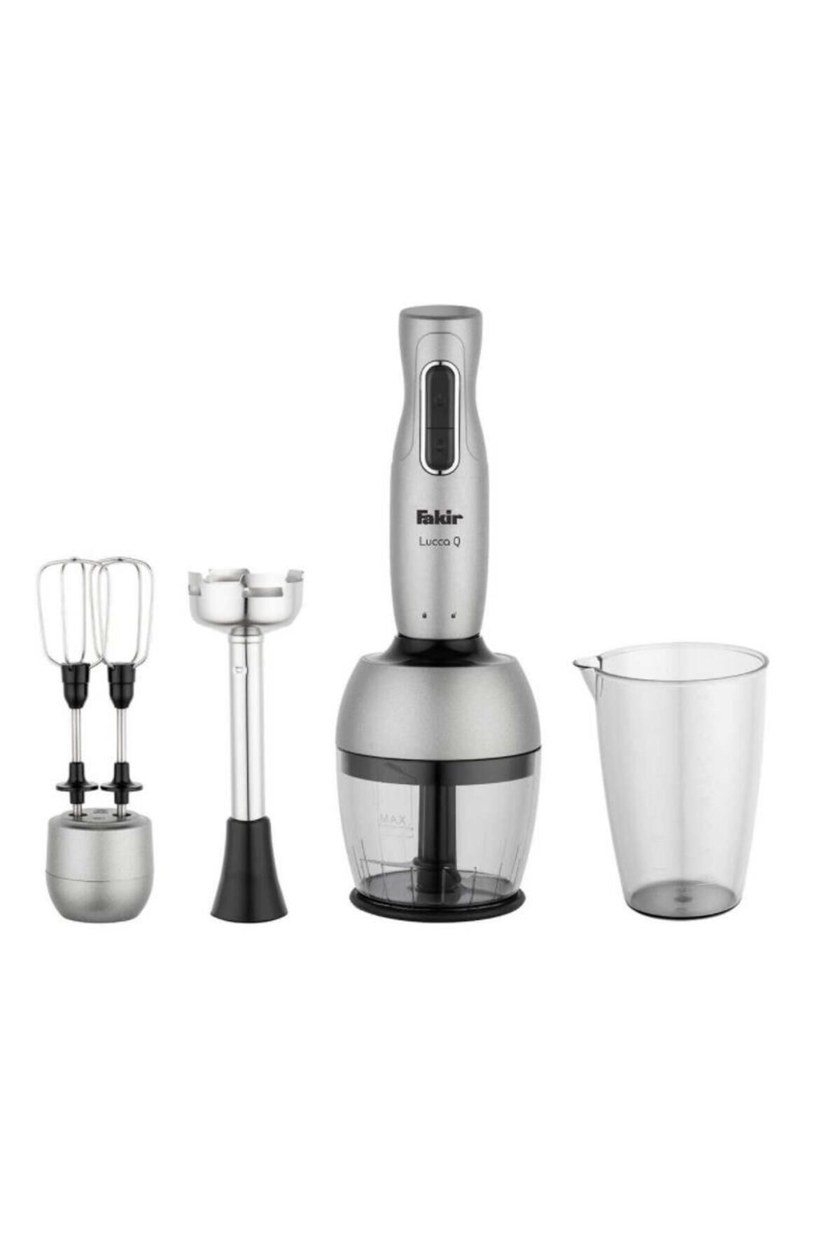 Lucca Q Blender Seti Silver Stone Si̇lver