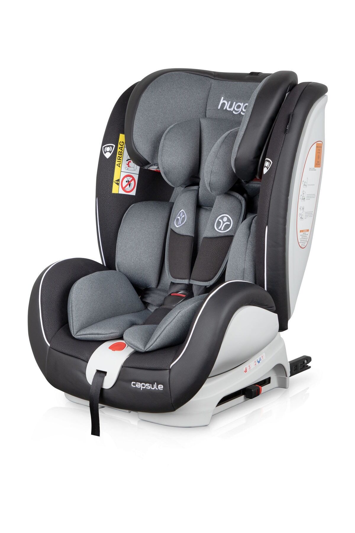 Capsule Rotate360° Dönebilen 0-36 İsofix Oto Koltuğu Gri