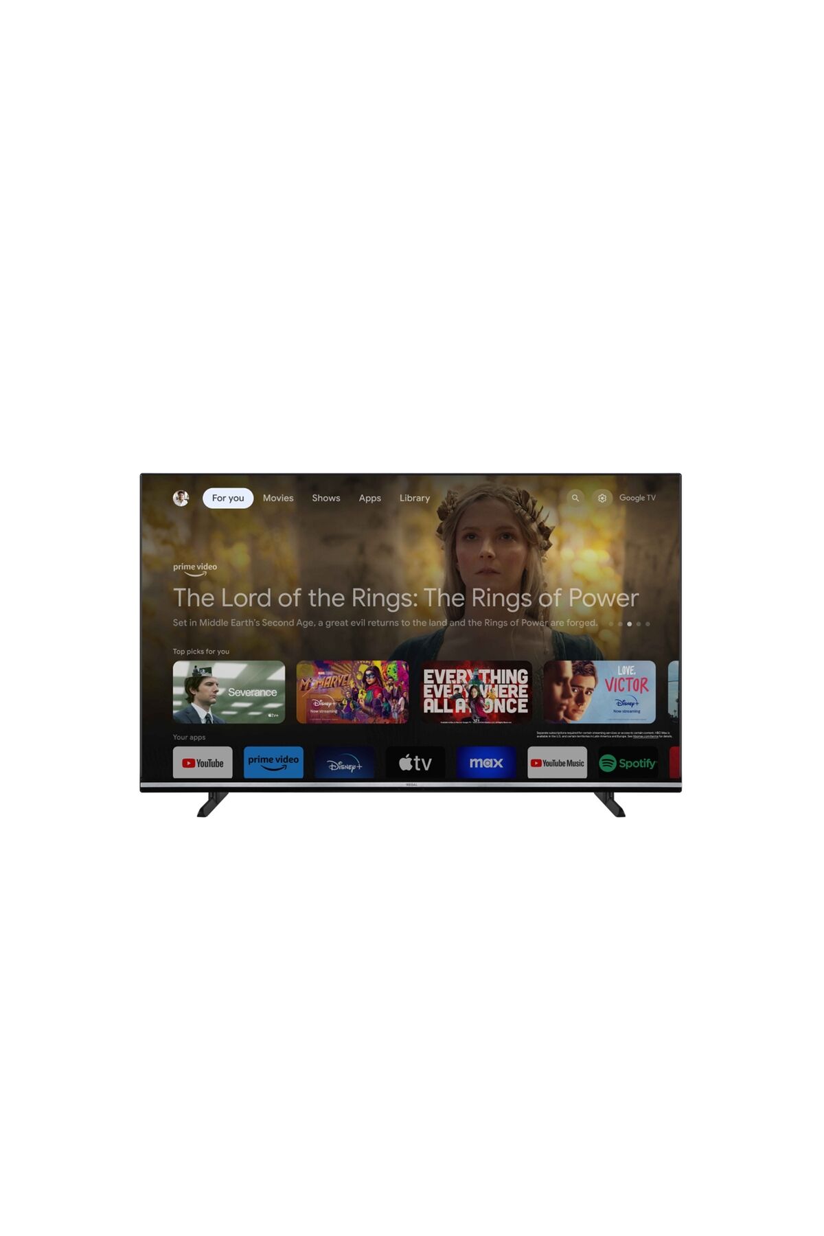 55R71UG01 55'' 139 Ekran Smart 4K Google TV Siyah
