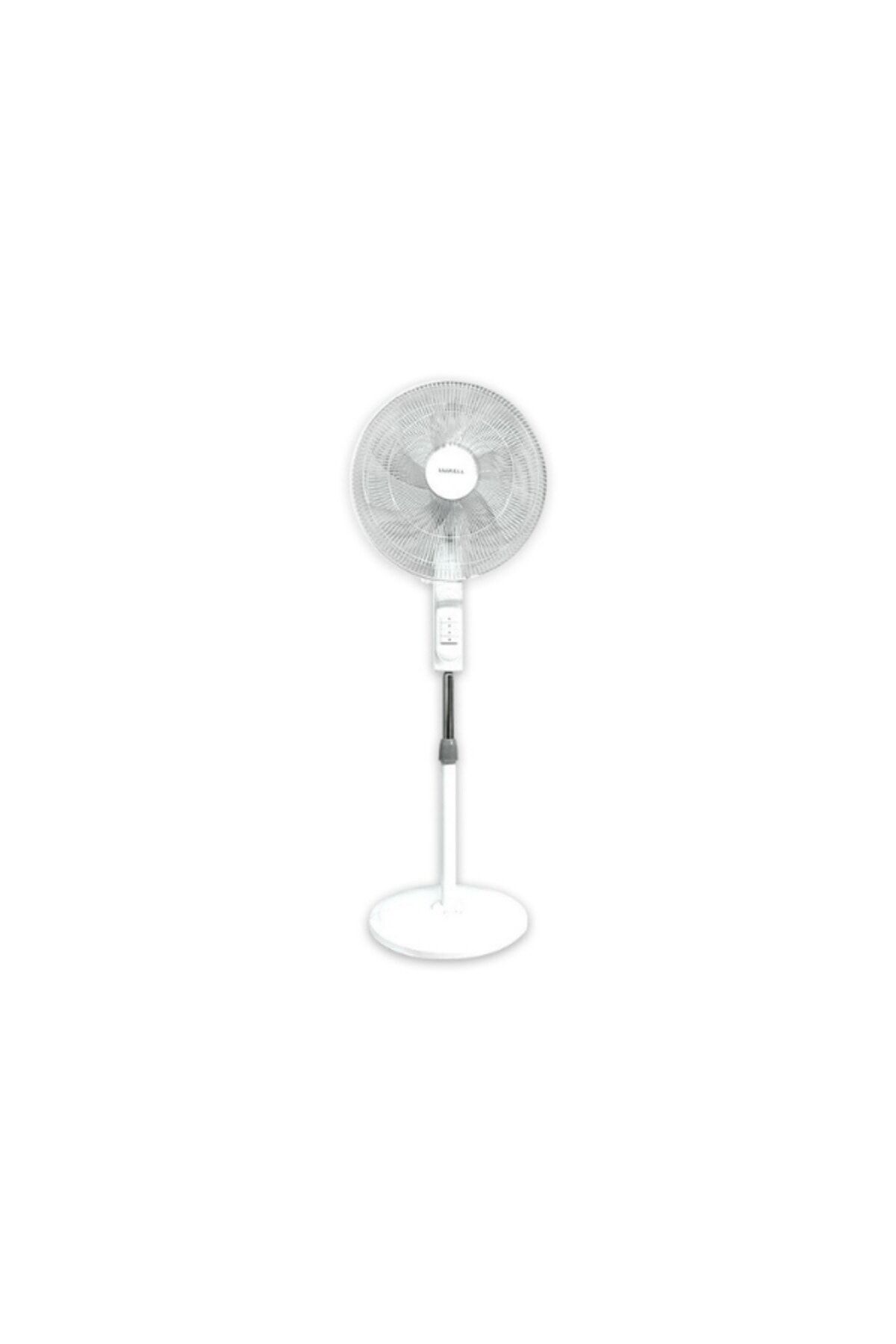 LXF-518 W 5 Pervaneli 65 Watt Ayaklı Vantilatör New Series Beyaz