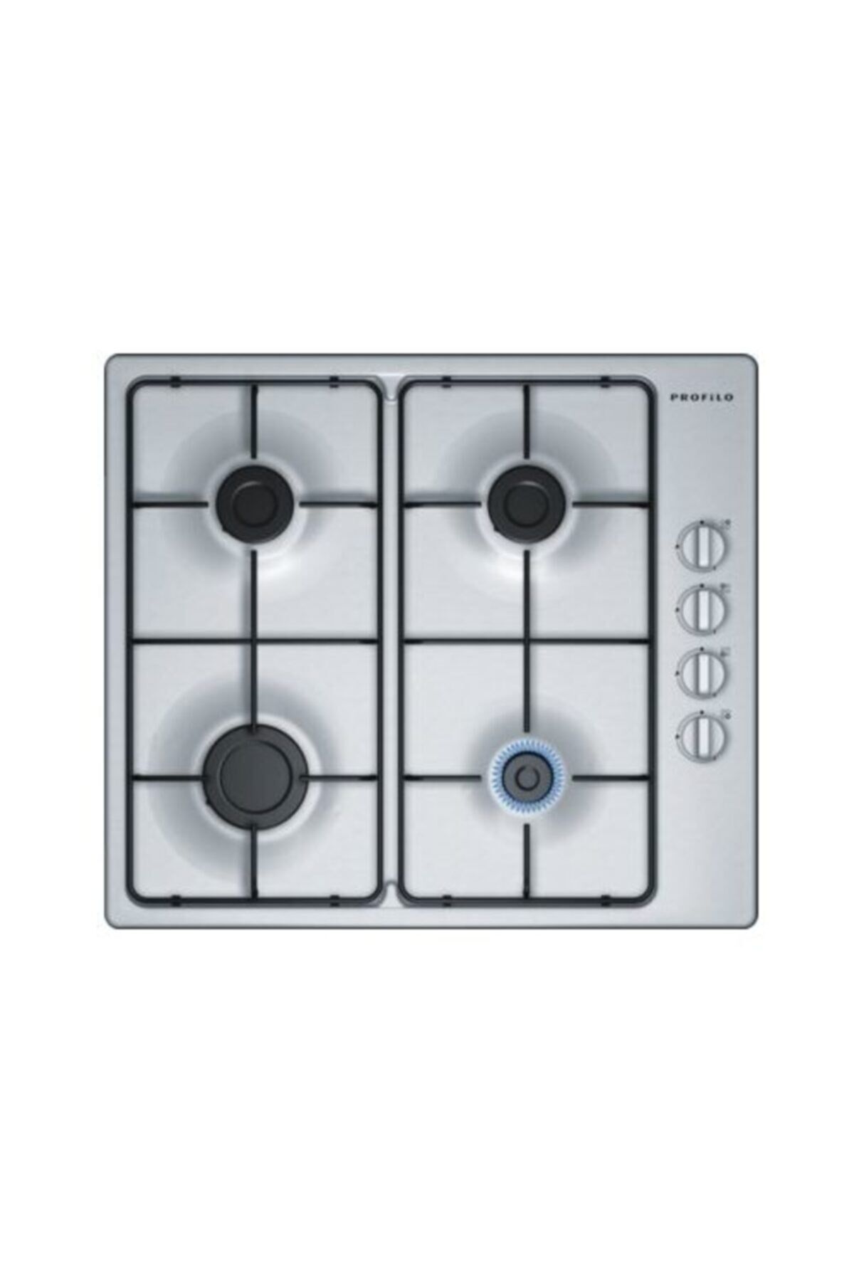 Ob36p5b80d Inox Ankastre Ocak Gümüş