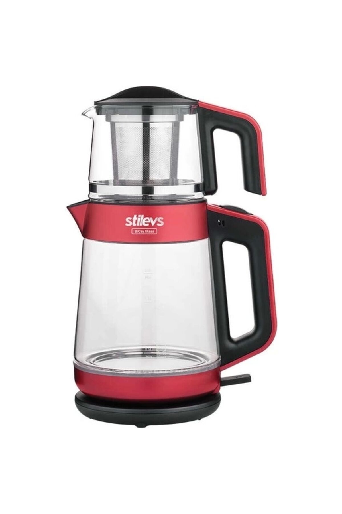 Biçay Glass Cam Çaycı Vişne Sıh30552 Kırmızı